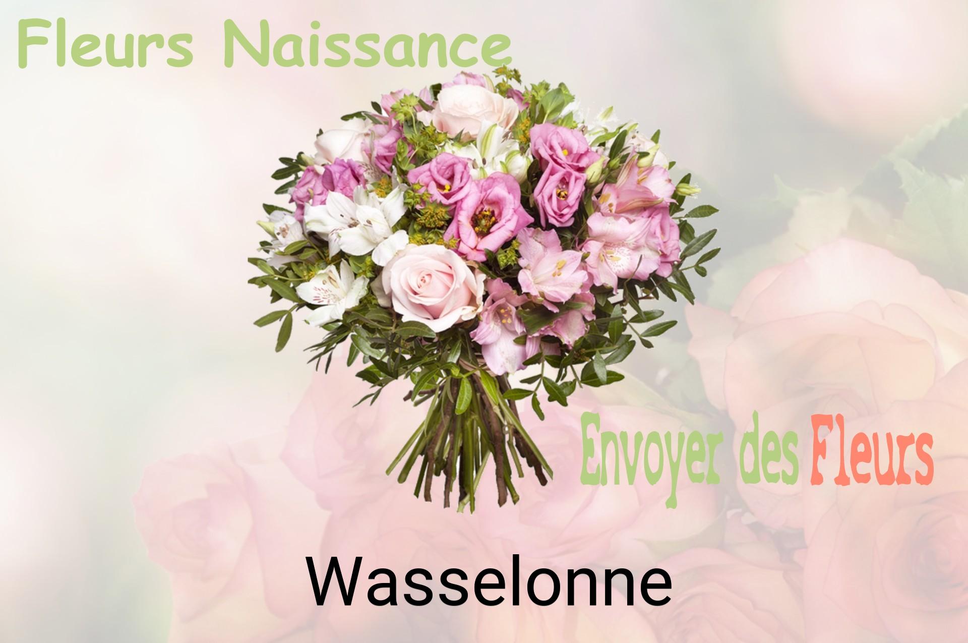 Bouquet de fleurs de naissance livré à Wasselonne
